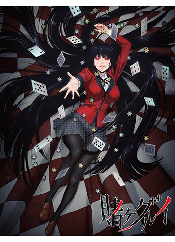 Kakegurui - Key Art Sublimation Throw Blanket - Great Eastern Entertainment