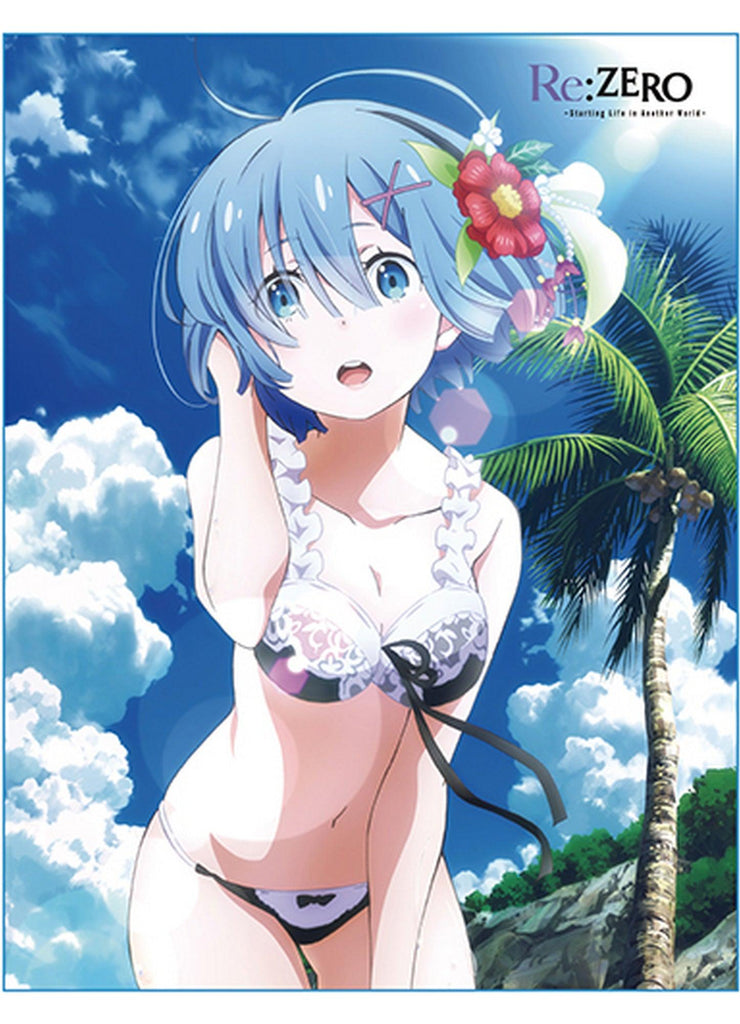 Re:Zero - Starting Life in Another World - Rem Swimsuit Sublimation Throw Blanket - Great Eastern Entertainment