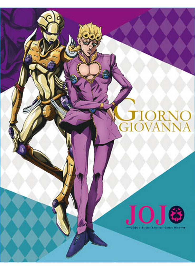 Jojo's S4 - Giorno Giovanna Sublimation Throw Blanket - Great Eastern Entertainment