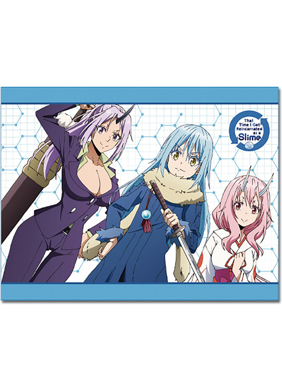 That Time I Got Reincarnated As A Slime- Rimuru & Shion & Shuna Sublimation Throw Blanket