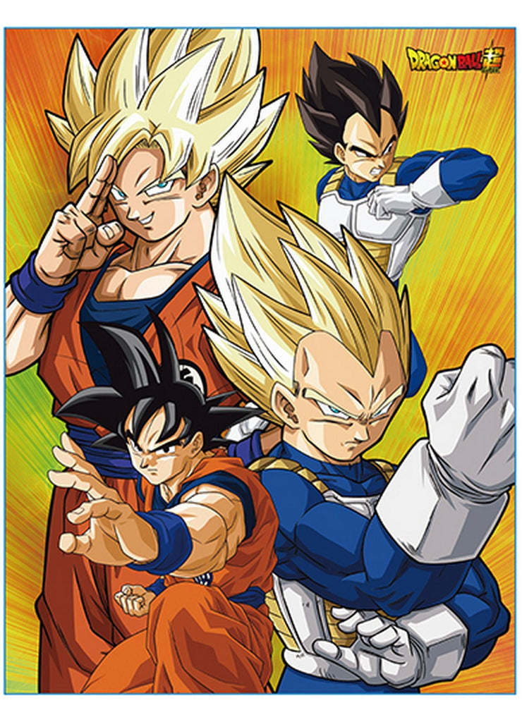 Dragon Ball Super - Battle Of Gods Group 02 Sublimation Throw Blanket 46"W x 60"H