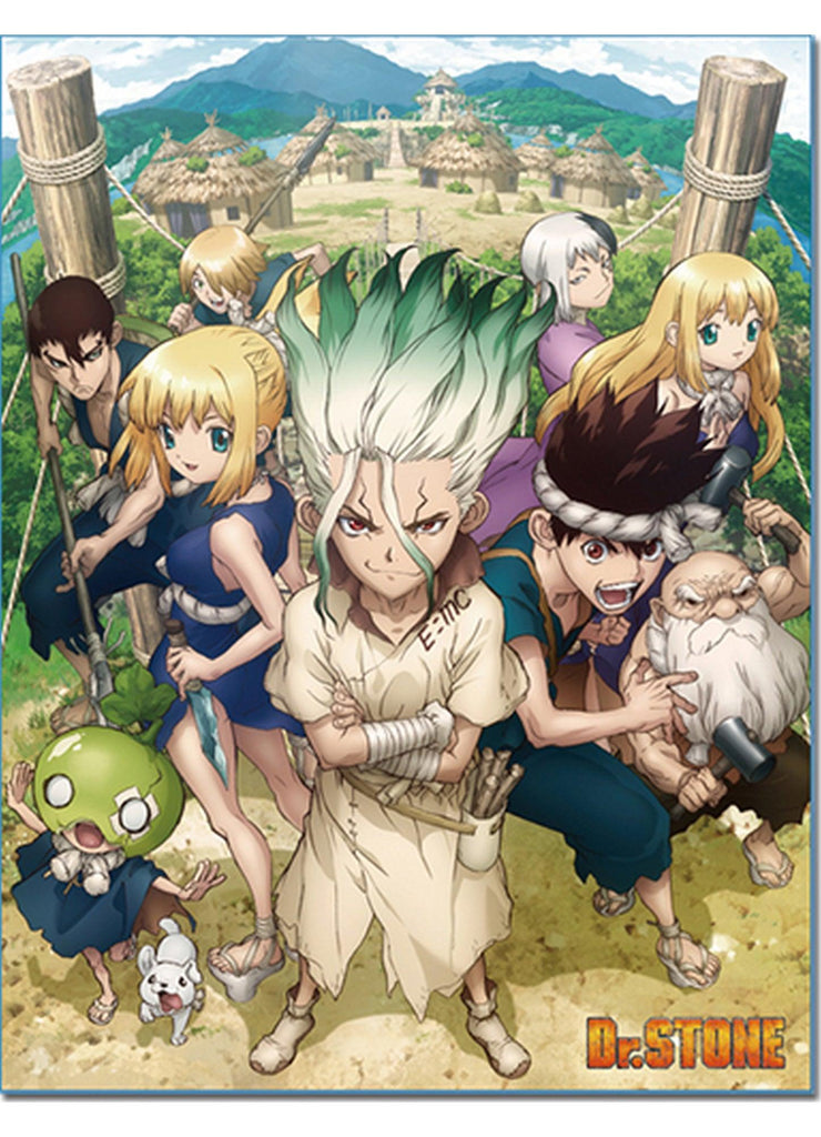 Dr. Stone - Key Art Sublimation Throw Blanket - Great Eastern Entertainment