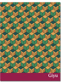 Demon Slayer - Giyu Tomioka Pattern Sublimation Throw Blanket