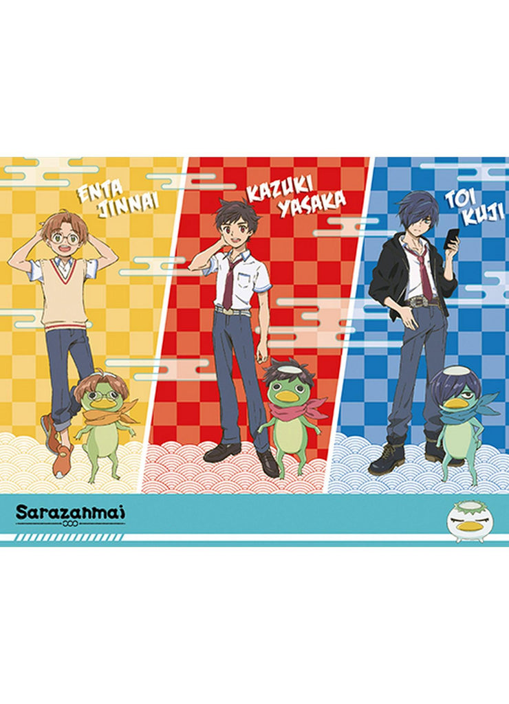 Sarazanmai- Characters And Kappas Sublimation Throw Blanket