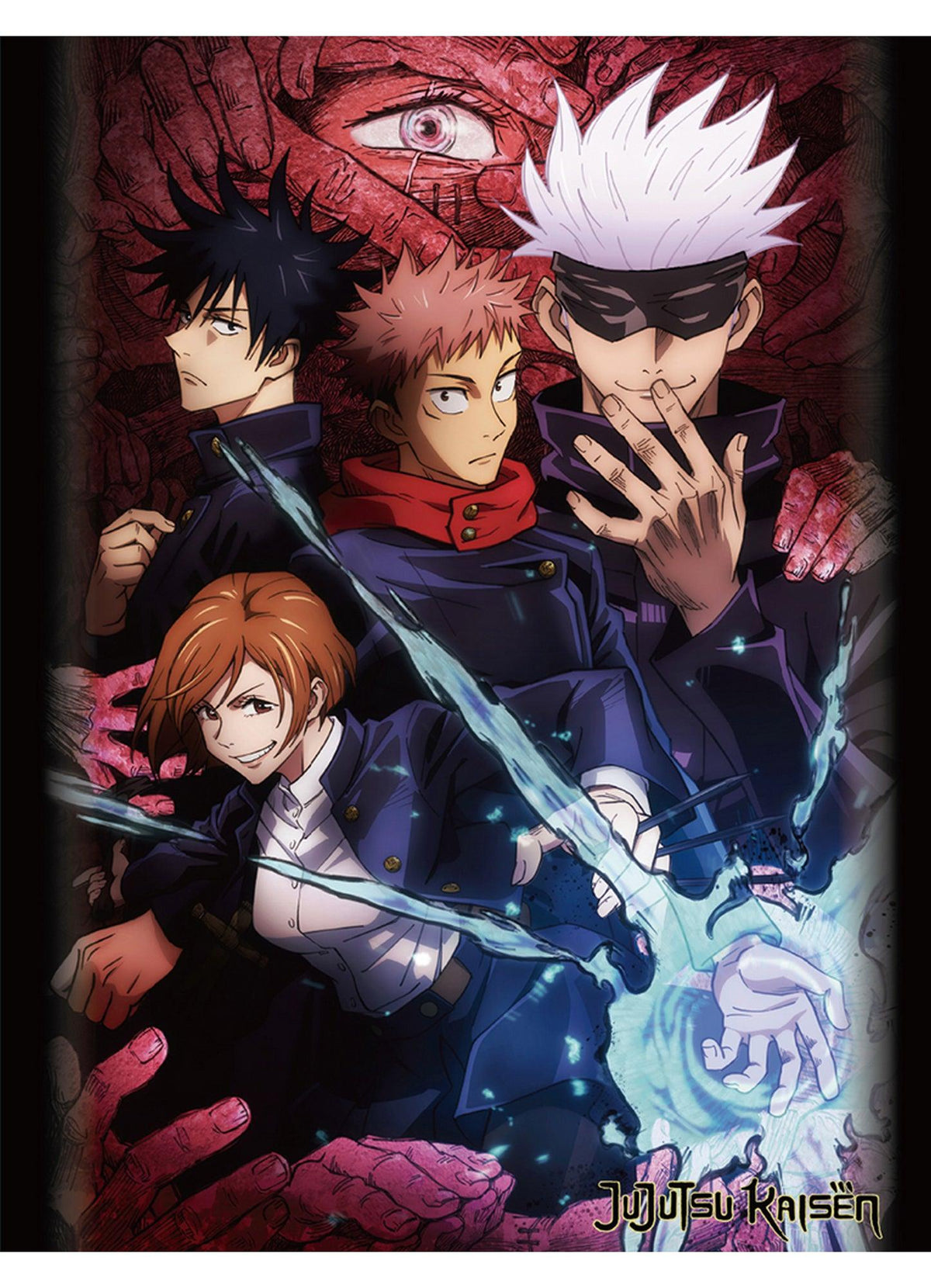 Jujutsu Kaisen- Key Art Sublimation Throw Blanket