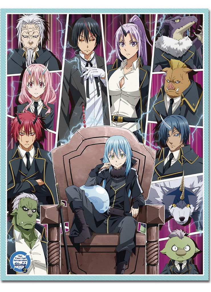 That Time I Got Reincarnated As A Slime 2 Key Art #A Sublimation Throw Blanket