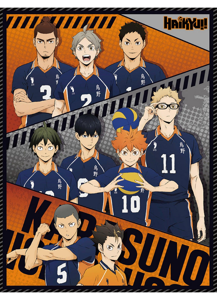 Haikyu!!- S4 Group Sublimation Throw Blanket