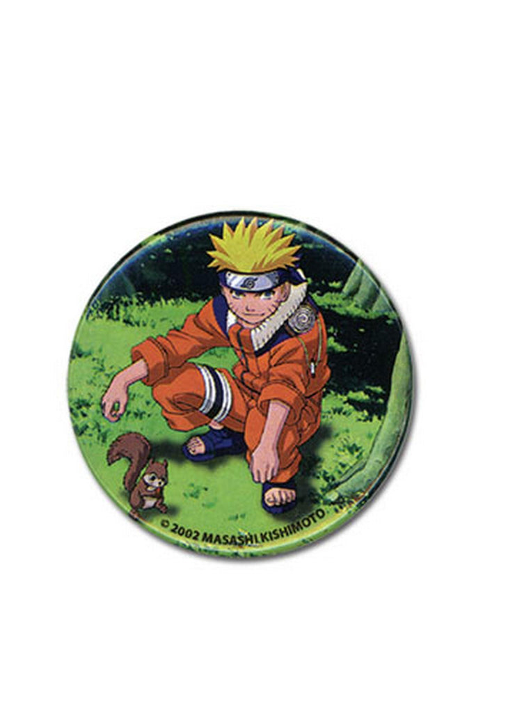 Naruto - Naruto Uzumaki W/ Squirrel Button 1.5" - Great Eastern Entertainment