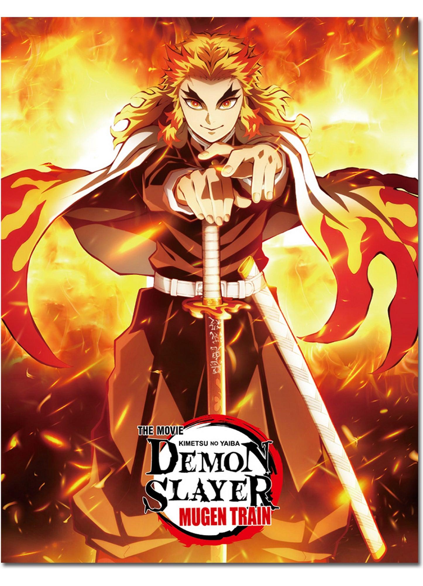 Demon Slayer The Movie: Mugen Train - Key Visual 3 Sublimation Throw Blanket