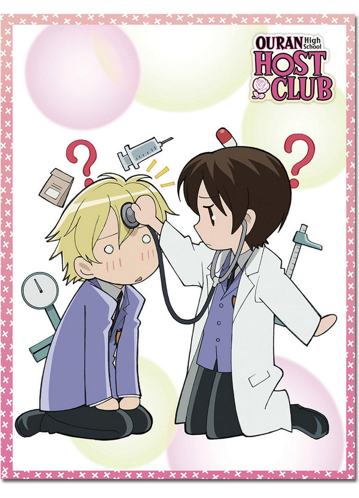 Ouran High School Host Club - Haruhi Fujioka & Tamaki Suoh 01 Sublimation Throw Blanket