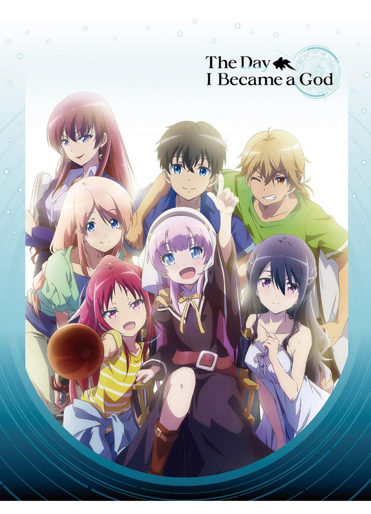 The Day I Became A God - Key Art #B Sublimation Throw Blanket
