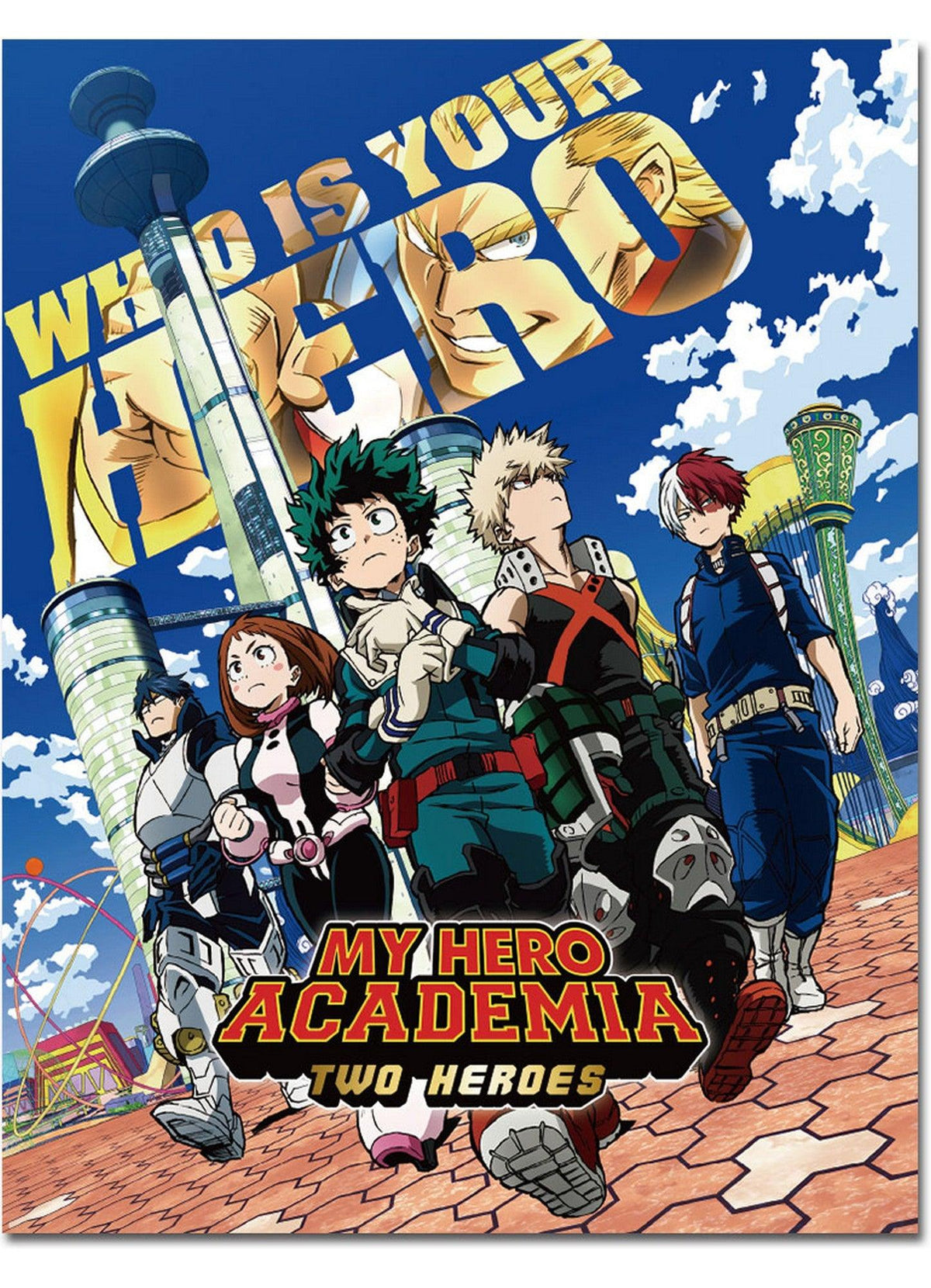 My Hero Academia Movie 1 - Teaser Art Sublimation Thorw Blanket