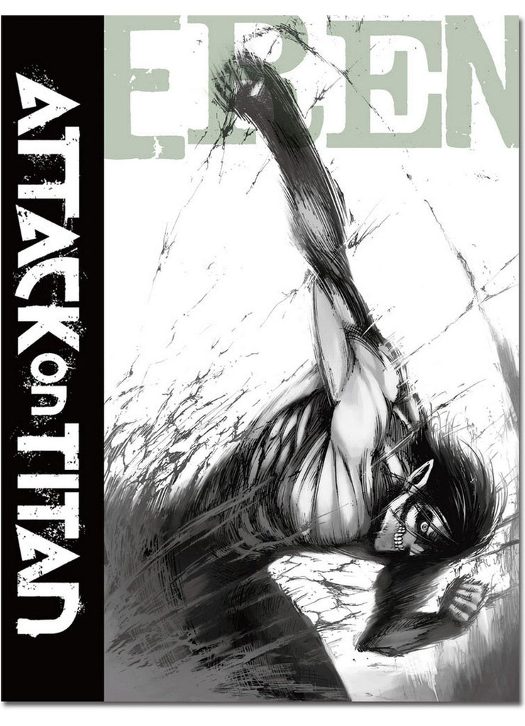 Attack On Titan Manga - Eren Yeager Titan Throw Blanket 46"W x 60"H