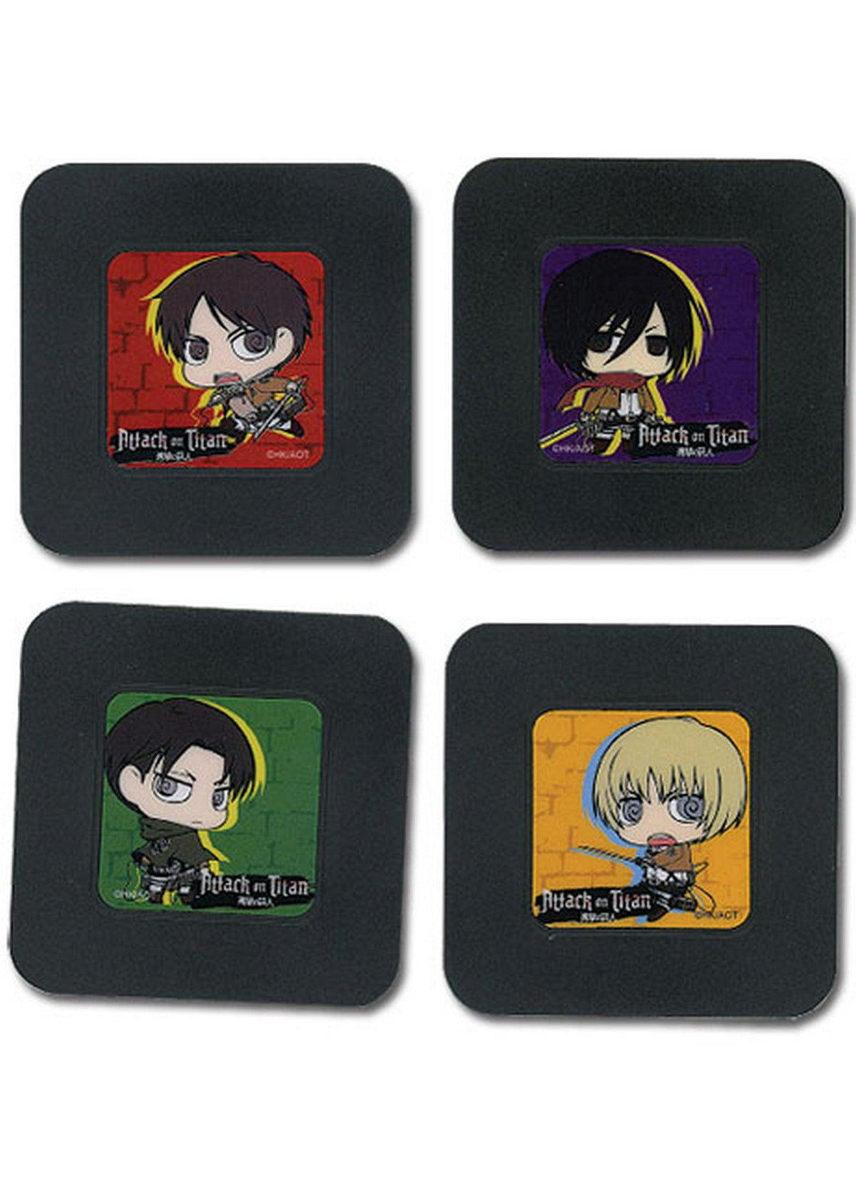 Attack on Titan - Set 3 Coaster - Great Eastern Entertainment