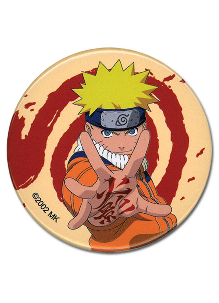 Naruto - Naruto Uzumaki Button 1.5" - Great Eastern Entertainment