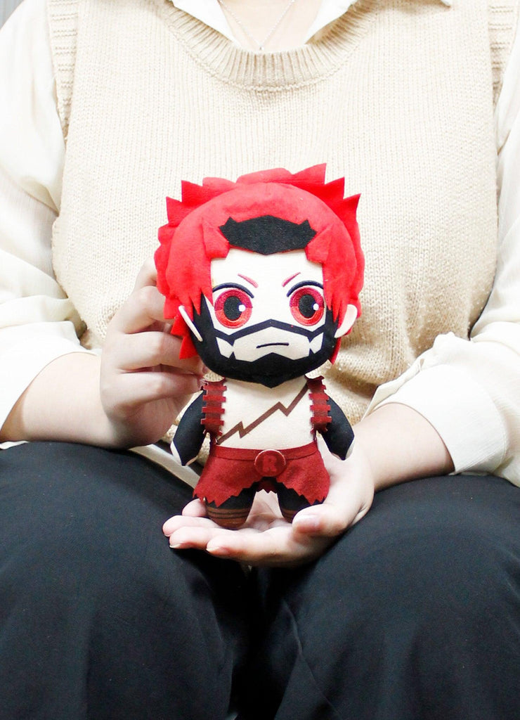 My Hero Academia S3 - Eijiro Kirishima Hero Costume Plush 8"H - Great Eastern Entertainment