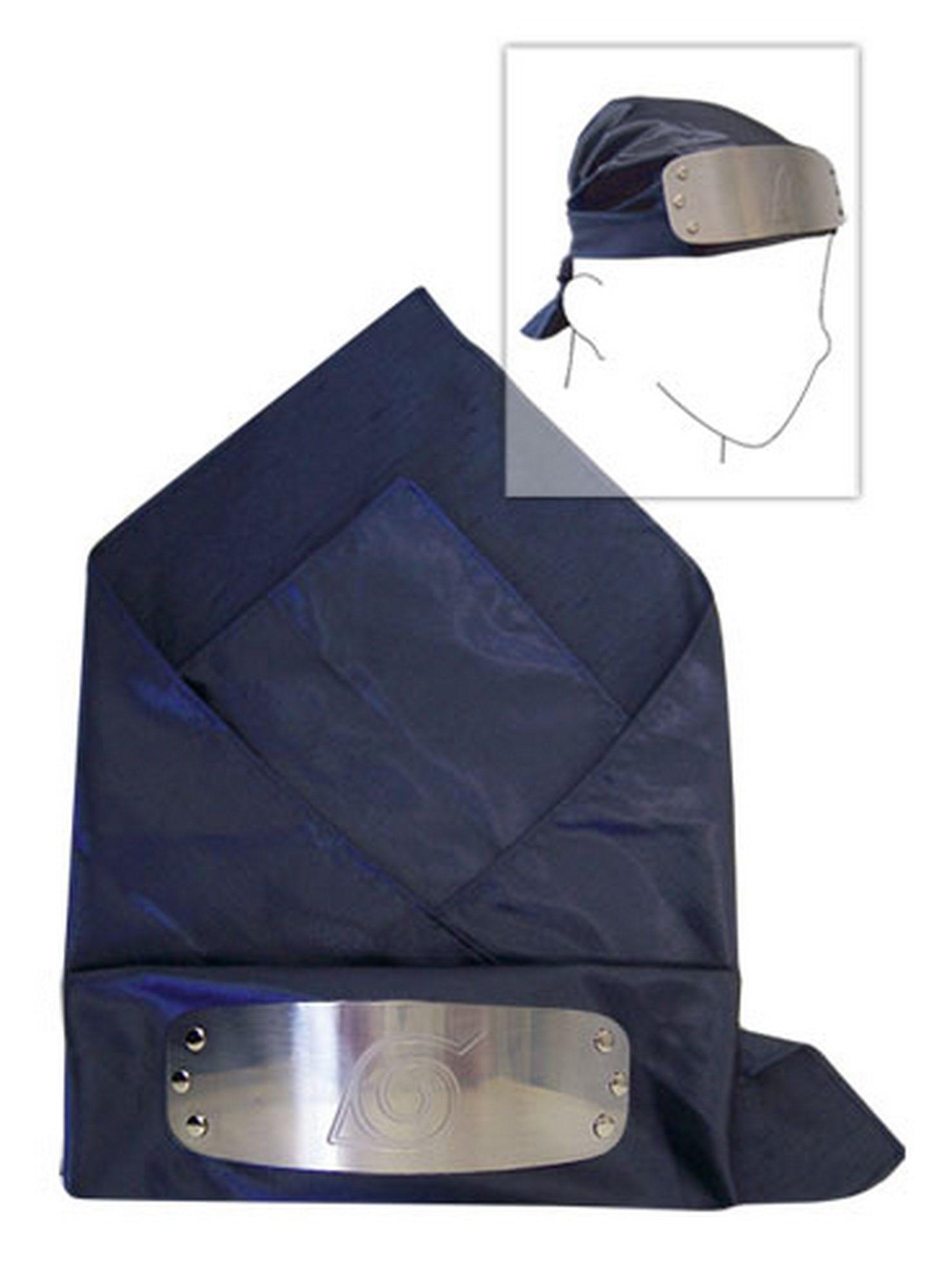 NARUTO SHIPPUDEN HIDDEN Leaf Village Black Ninja Cosplay Headband - Foto 6