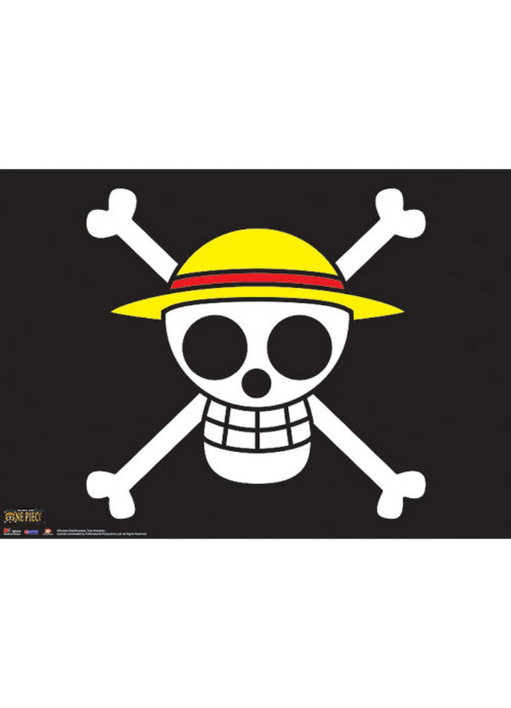 One Piece - The Straw Hat Pirates Flag Fabric Poster - Great Eastern Entertainment