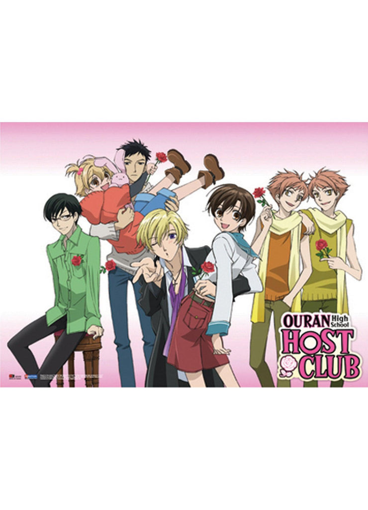 Ouran High School Host Club - Group Fabric Poster