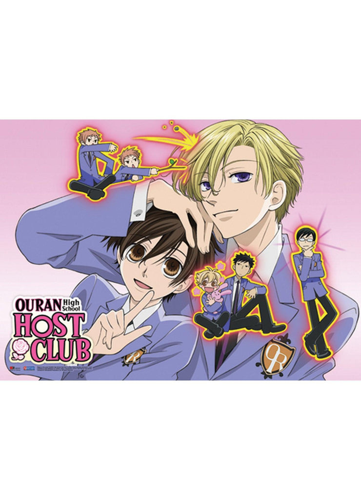 Ouran High School Host Club - Group Fabric Poster