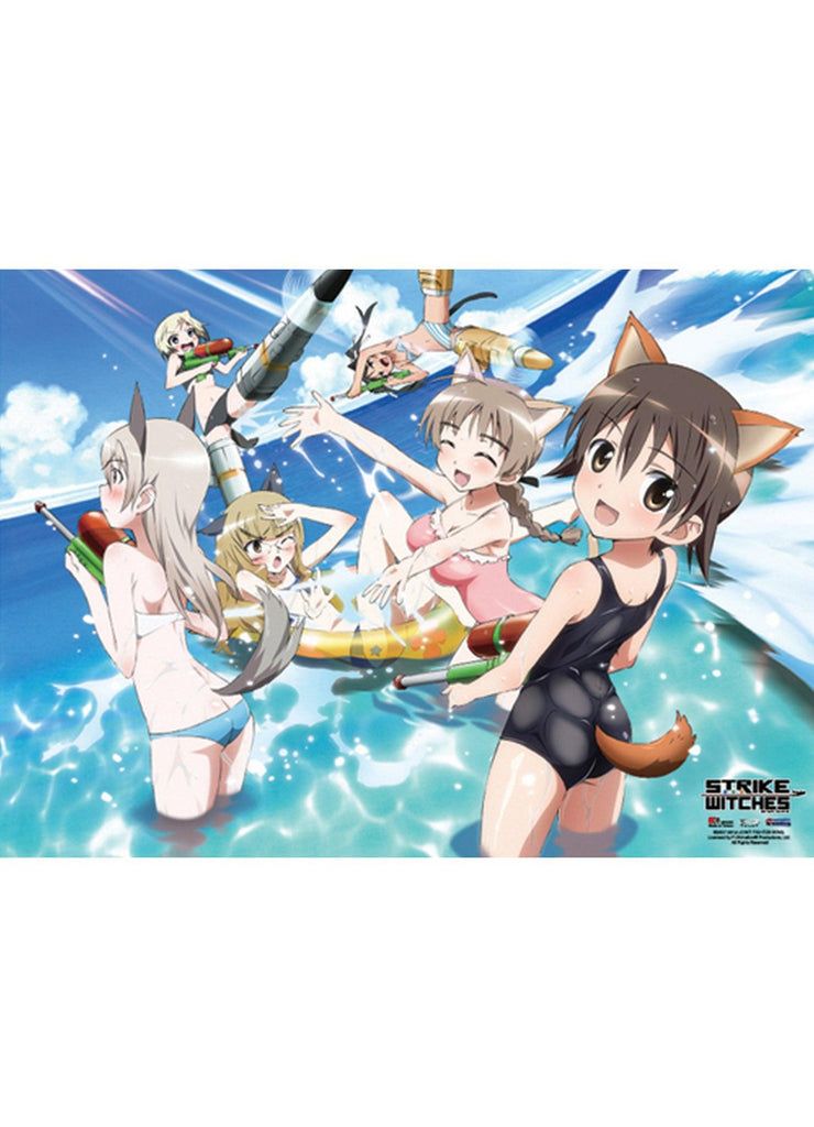 Strikes Witches - Swimming Suit Fabric Poster