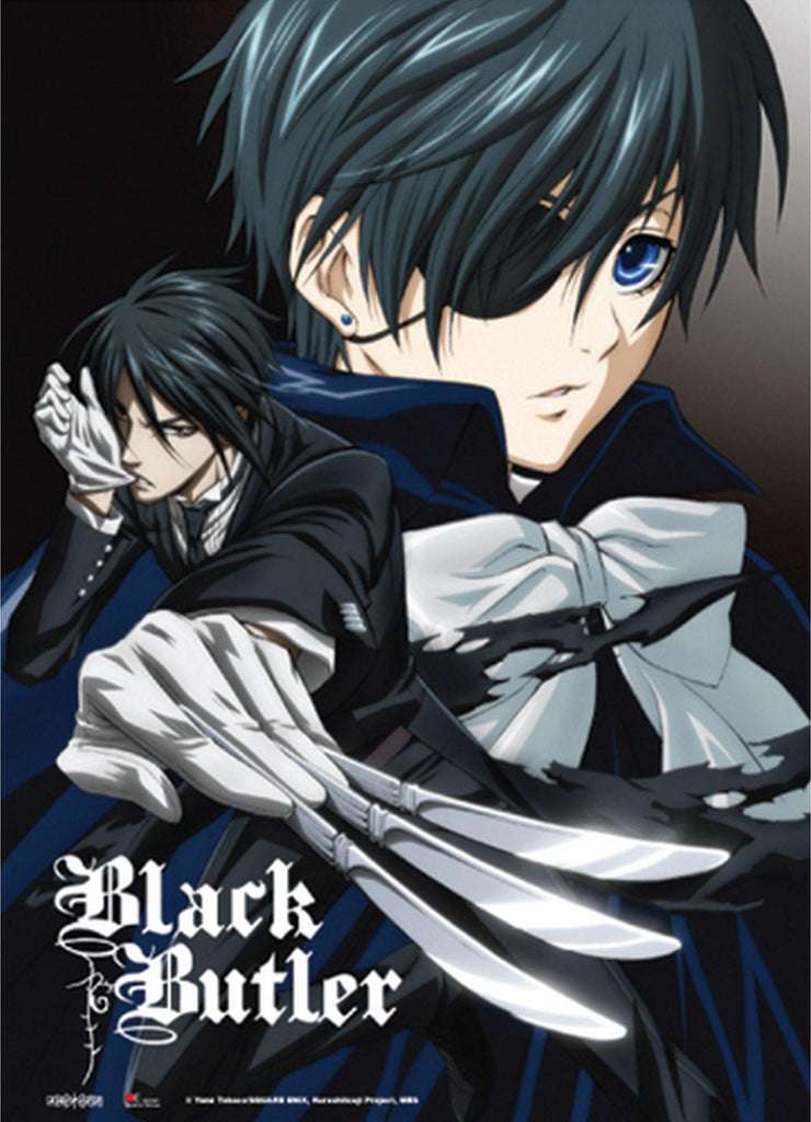 Black Butler - Key Visual 2 Fabric Poster - Great Eastern Entertainment