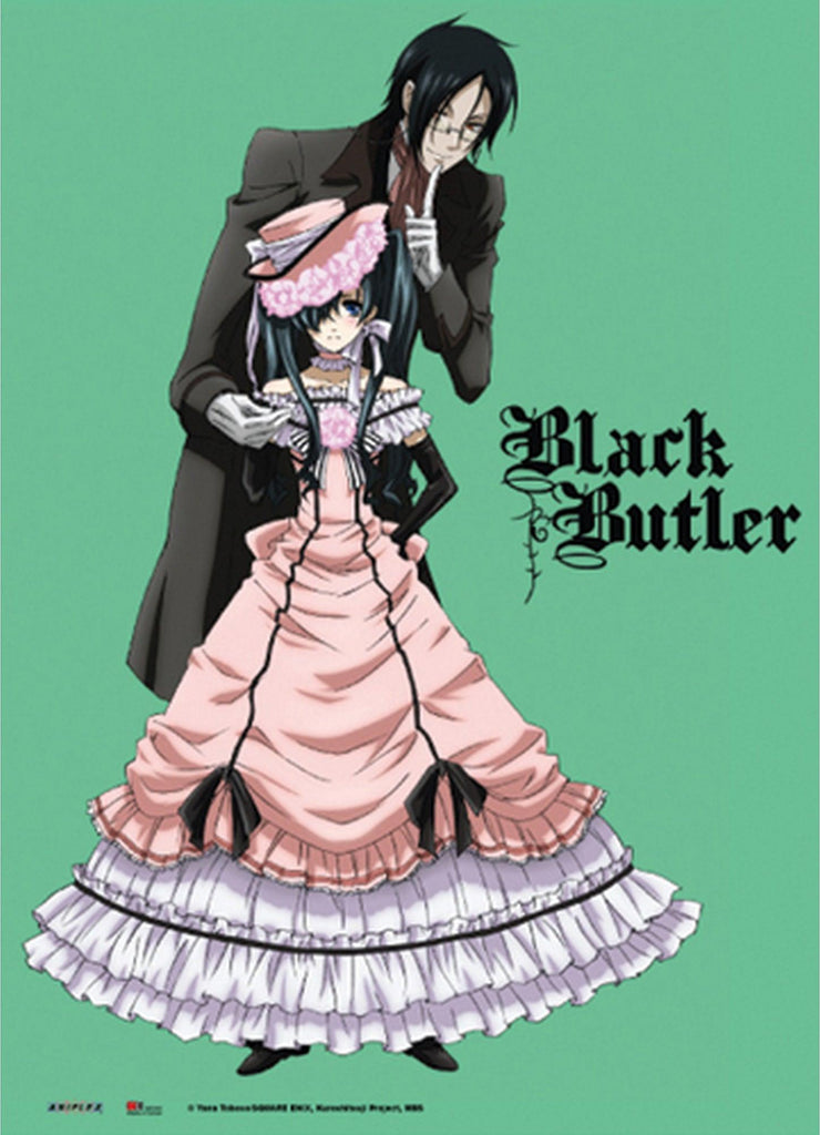 Black Butler - Sebastian Michaelis & Ciel Phantomhive Fabric Poster - Great Eastern Entertainment