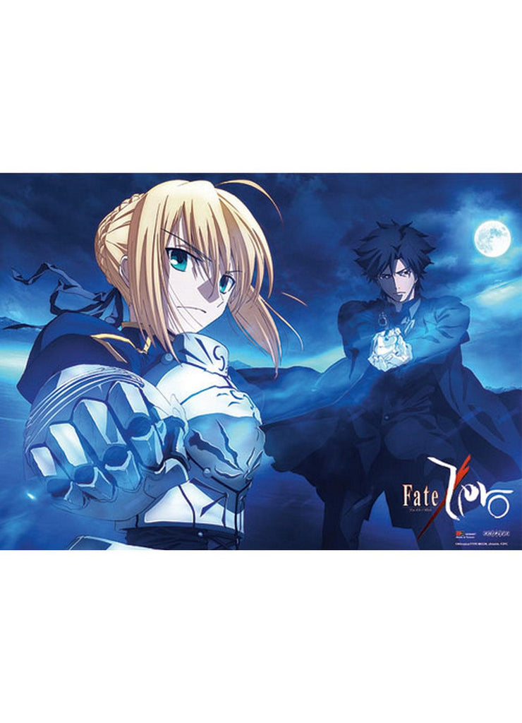 Fate/Zero - Kiritsugu Emiya & Saber Fabric Poster - Great Eastern Entertainment
