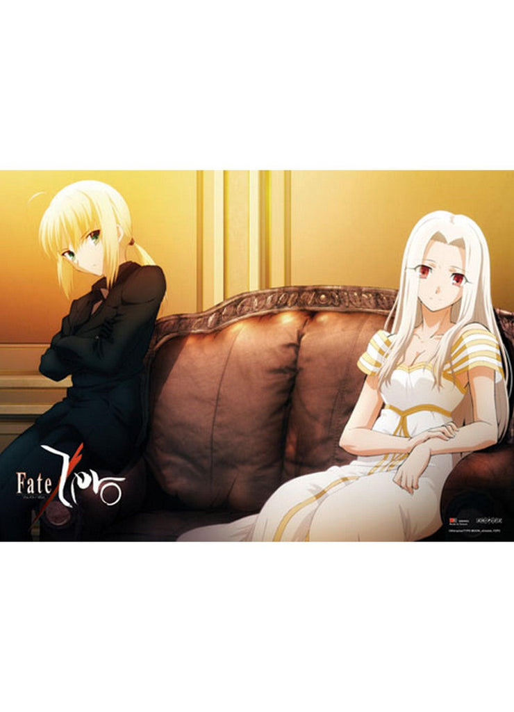 Fate/Zero - Saber & Irisviel von Einzbern Fabric Poster - Great Eastern Entertainment