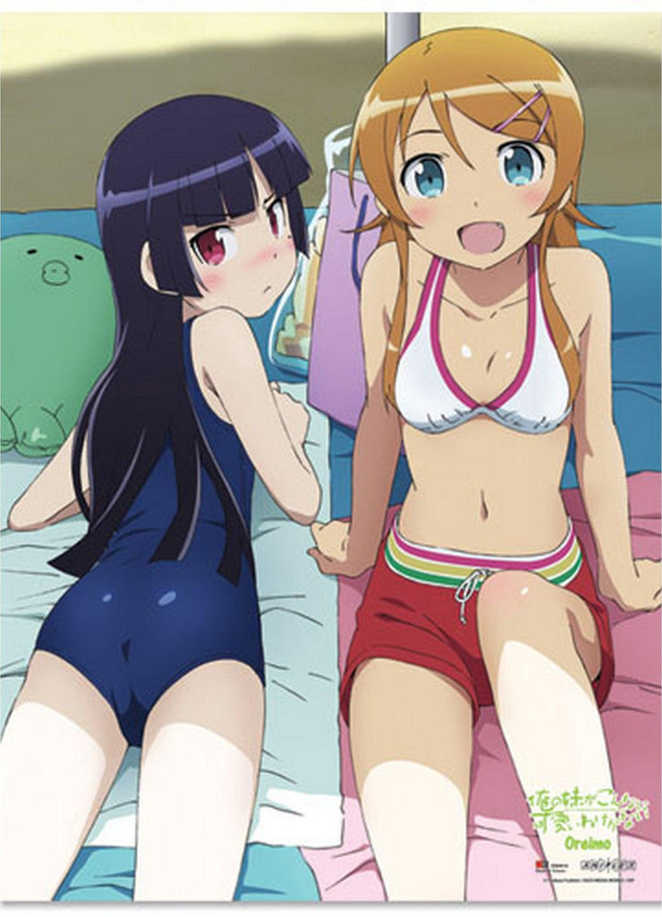 Oreimo - Beach Girls Fabric Poster - Great Eastern Entertainment