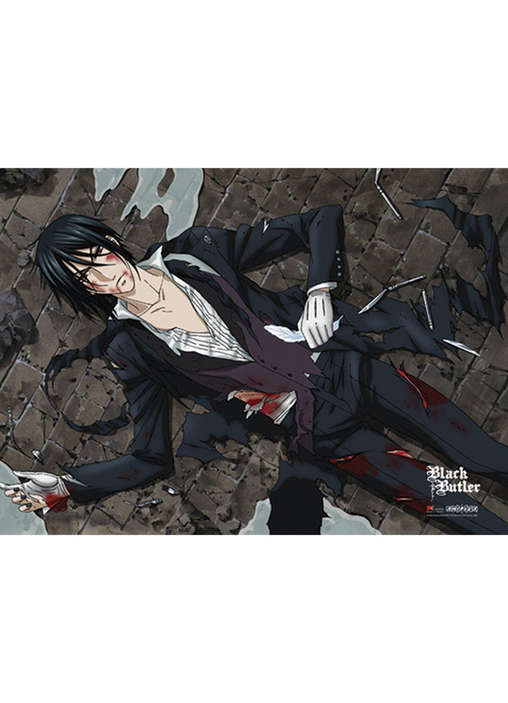 Black Butler - Wounded Butler Fabric Poster - Great Eastern Entertainment