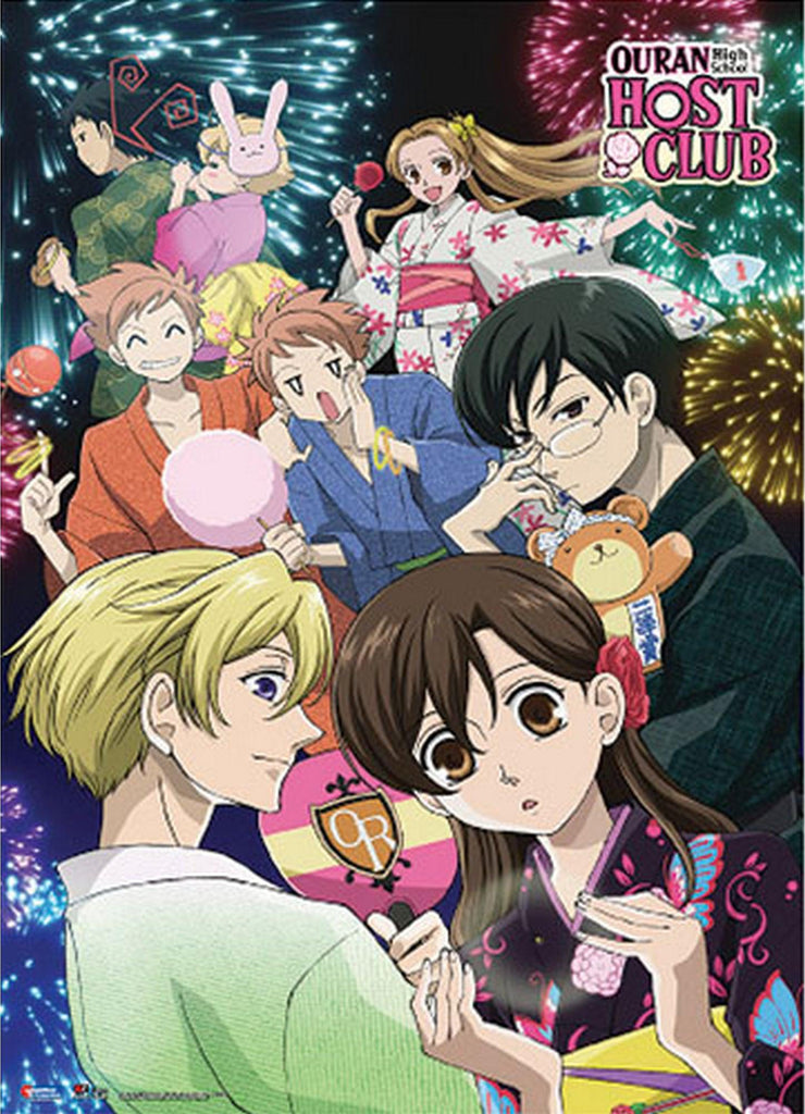Ouran High School Host Club - Firework Fabric Poster - Great Eastern Entertainment