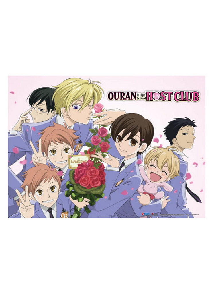 Ouran High School Host Club - Flower Fabric Poster - Great Eastern Entertainment