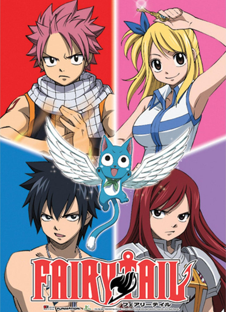 Fairy Tail - Group Fabric Poster - Great Eastern Entertainment