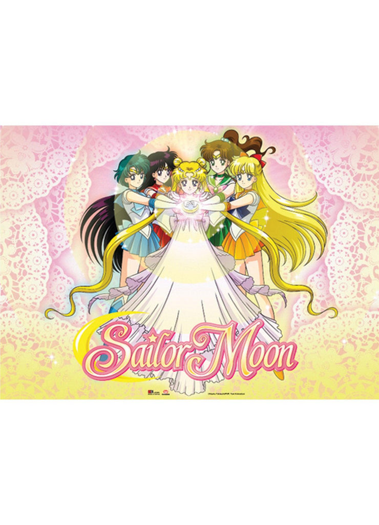 Sailor Moon Group Fabric Poster