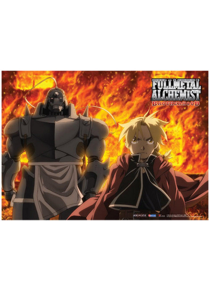 Fullmetal Alchemist: Brotherhood - Fire Fabric Poster - Great Eastern Entertainment