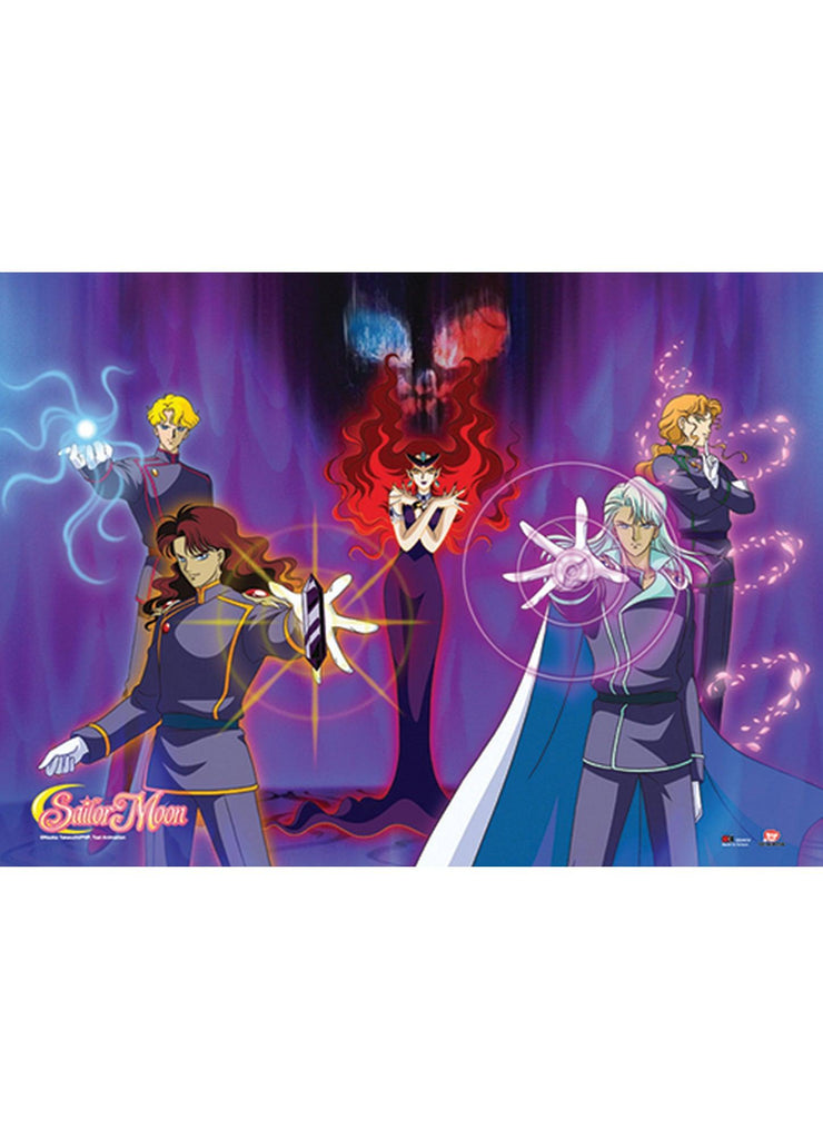 Sailor Moon Beryl Group Fabric Poster