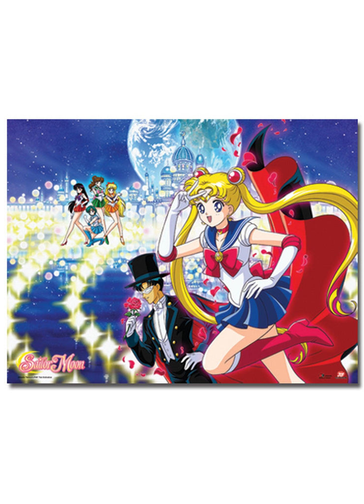 Sailor Moon Moon Palace Group Fabric Poster