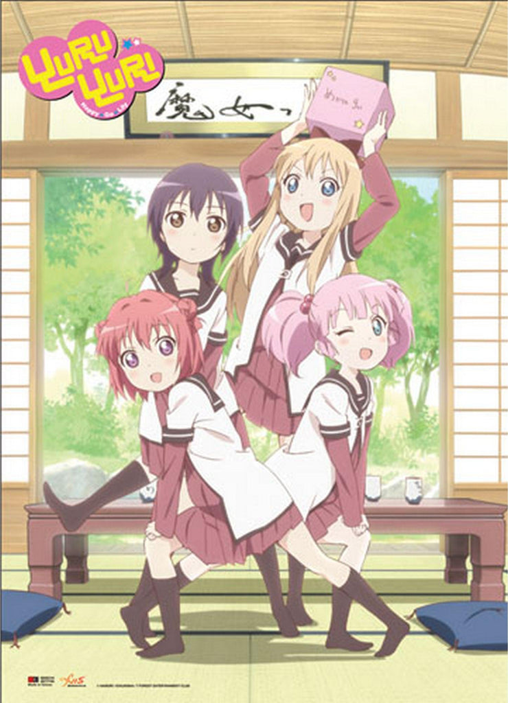 Yuruyuri Tea Room Fabric Poster