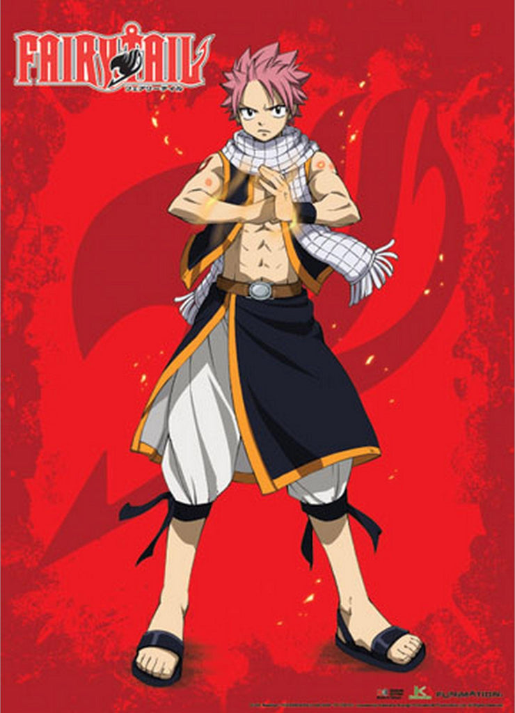 Fairy Tail - Natsu Dragneel Single Shot Fabric Poster - Great Eastern Entertainment