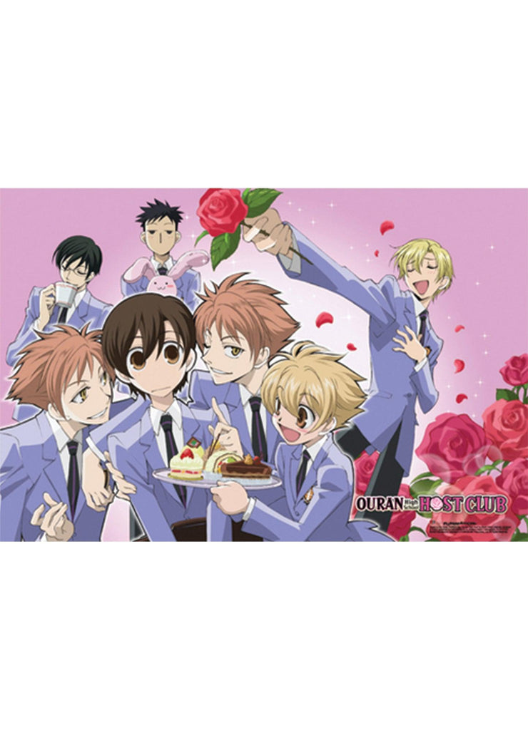 Ouran High School Host Club - Flower Group Paper Poster - Great Eastern Entertainment