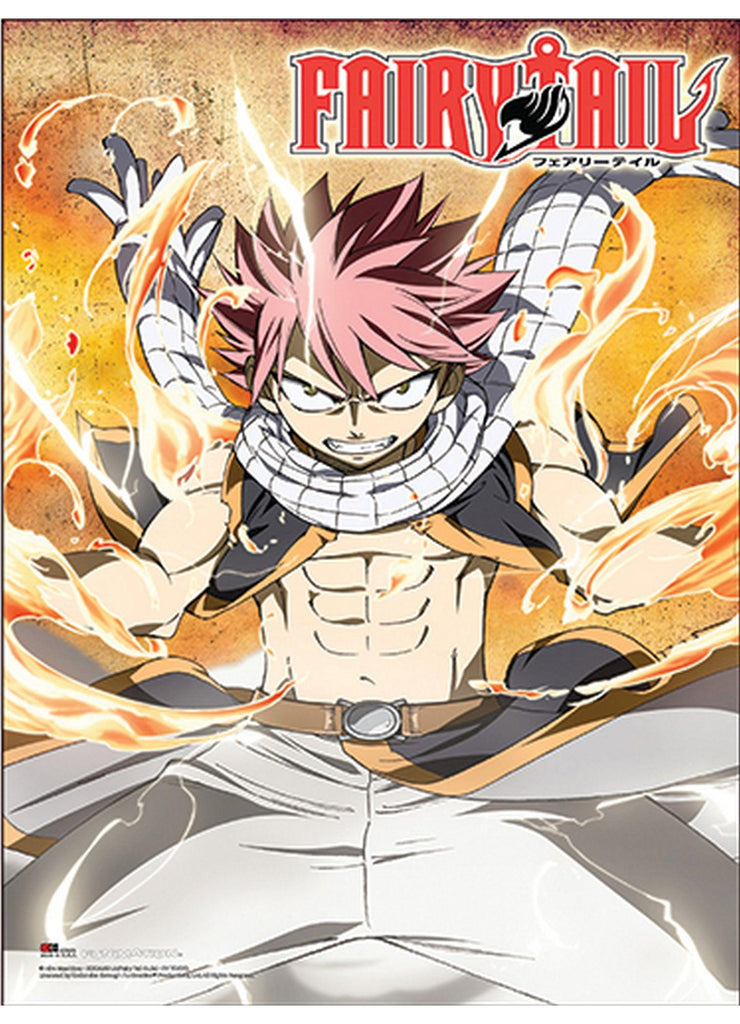 Fairy Tail - Natsu Dragneel Lightning Fire Mode Paper Poster - Great Eastern Entertainment