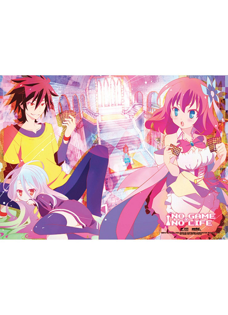 No Game No Life - Playing Cards Fabric Poster - Great Eastern Entertainment