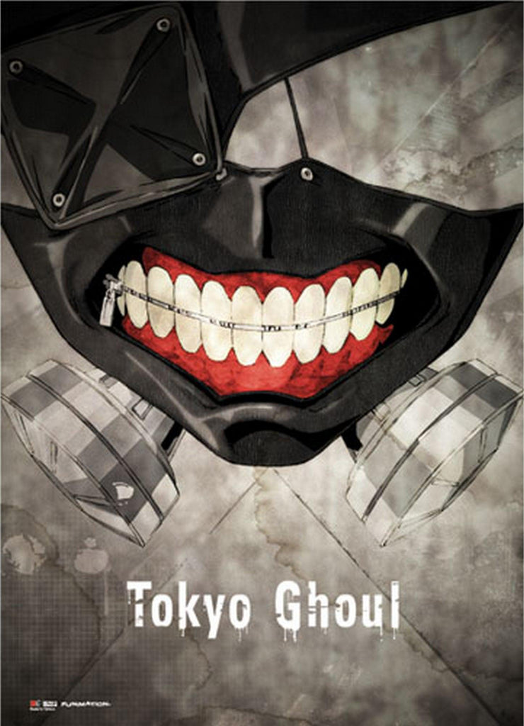 Tokyo Ghoul- Kaneki Mask Fabric Poster