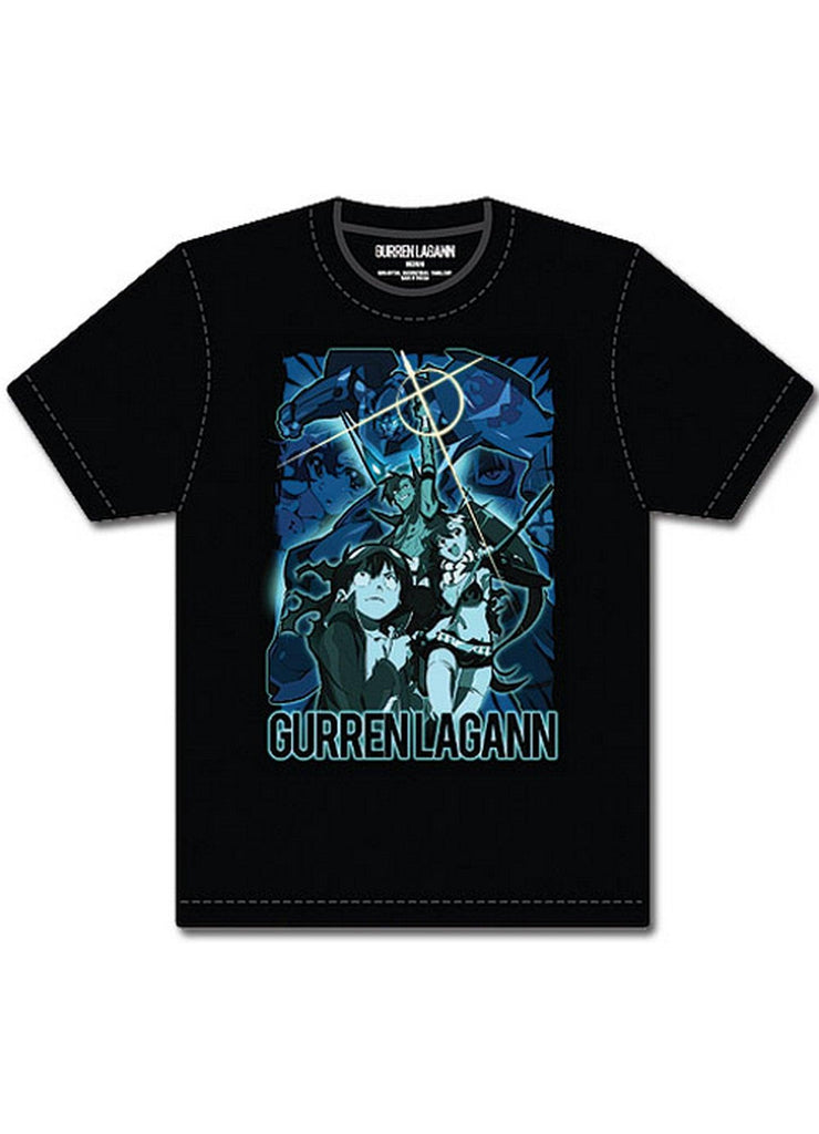 Gurren Lagann - Blue Collage T-Shirt