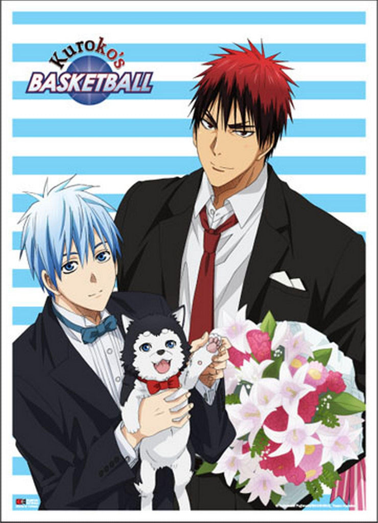 Kuroko's Basketball - Tetsuya Kuroko, Taiga Kagami, & Tetsuya #2 Fabric Poster - Great Eastern Entertainment