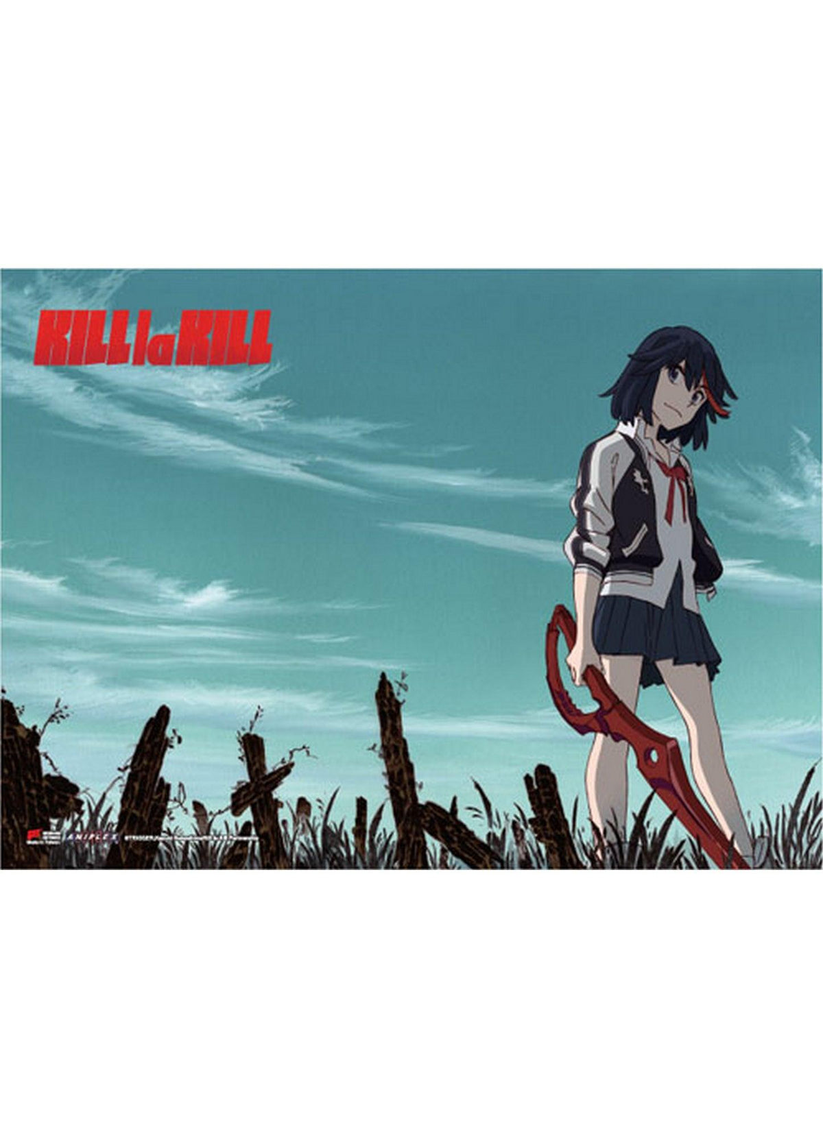 Kill La Kill - Ryuko Matoi & Sky Fabric Poster - Great Eastern Entertainment