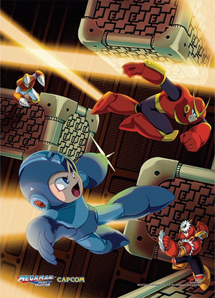 Mega Man Classic - Group 03 Fabric Poster - Great Eastern Entertainment
