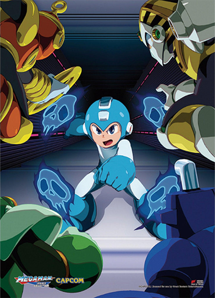 Mega Man Classic - Group 05 Fabric Poster - Great Eastern Entertainment