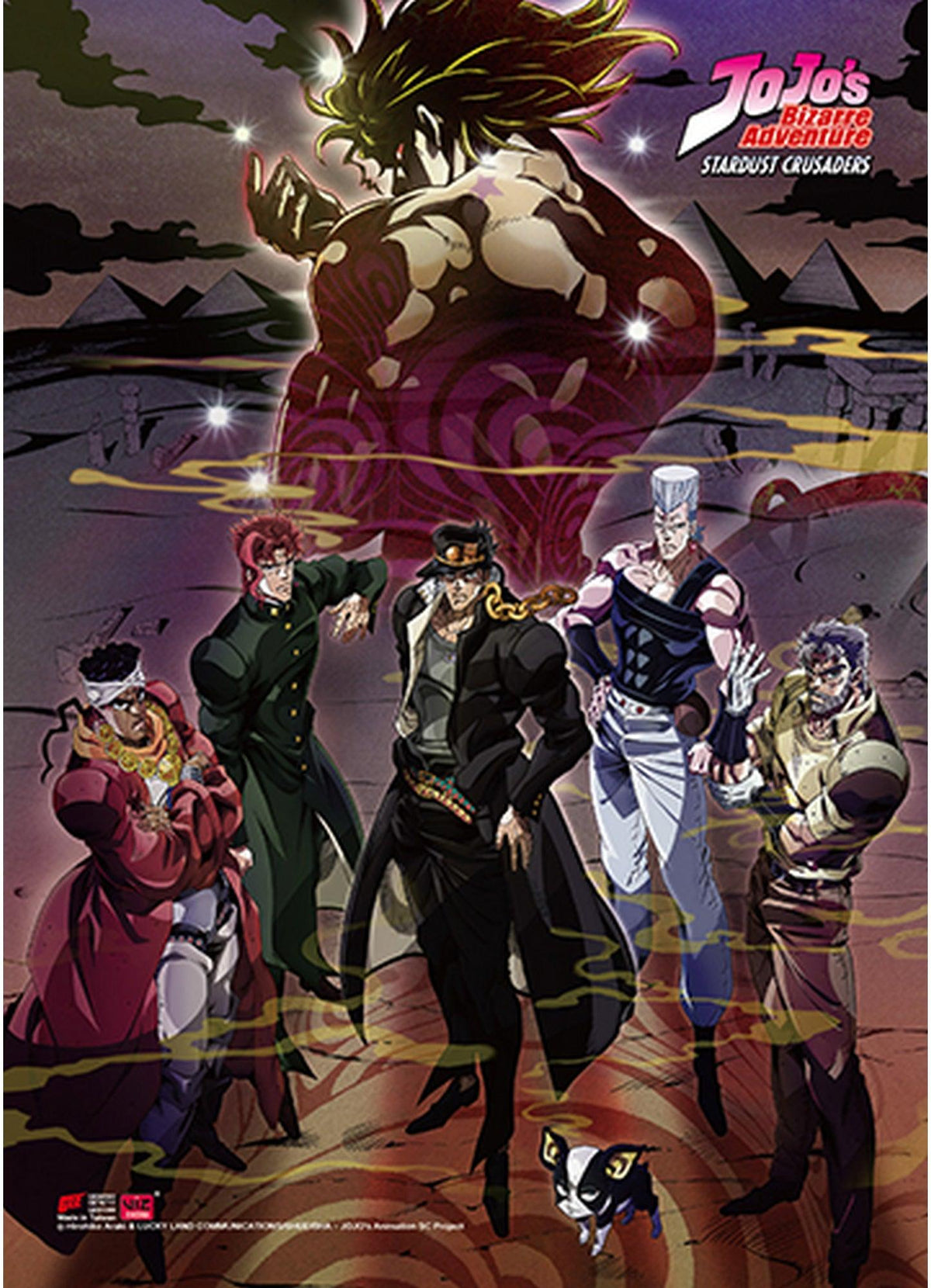 Jojo's Bizarre Adventure S3 - Group Fabric Poster - Great Eastern Entertainment